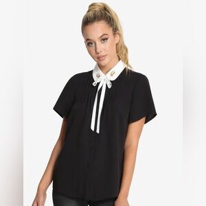 Harry Potter Golden Snitch Button-down Top